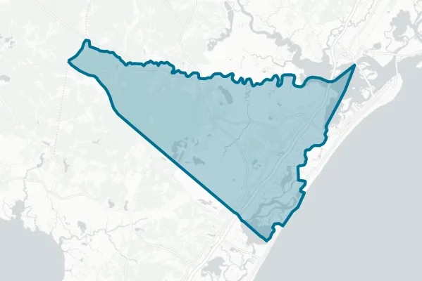 Upper Township Board of Education — detail map