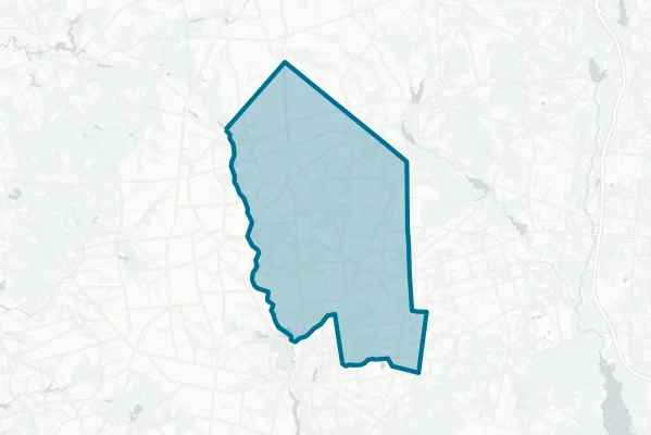 Upper Deerfield Township School District — detail map