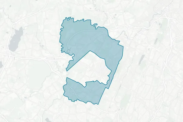 West Essex Regional School District — detail map