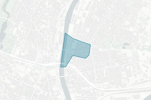 East Newark Borough School District — detail map