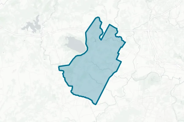 Readington Township School District — detail map