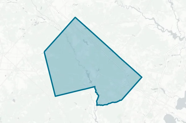Hamilton Township School District — detail map