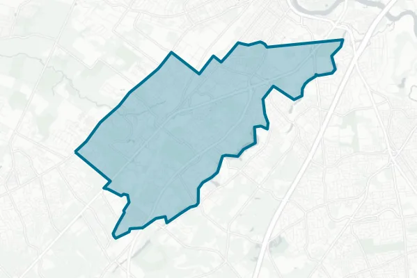 North Brunswick Township Board of Education — detail map