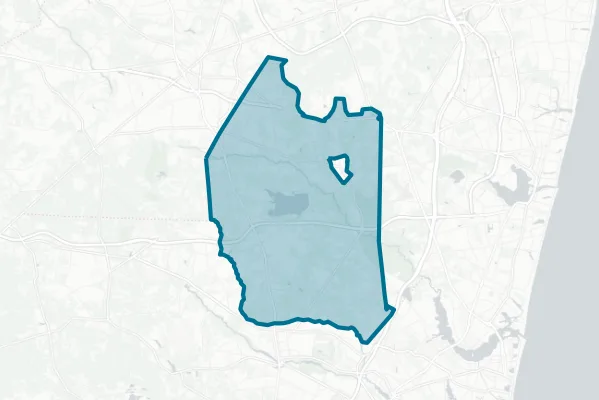School District of Howell Township — detail map