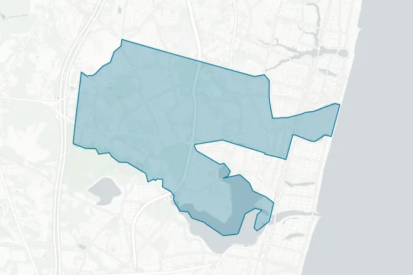Neptune Township Board of Education — detail map