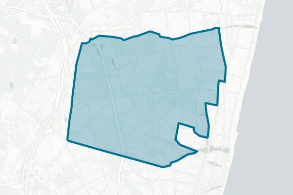 Ocean Township School District — detail map
