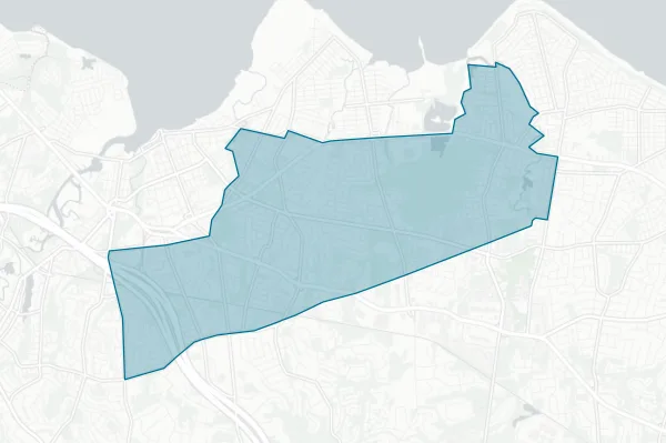 Hazlet Township School District — detail map