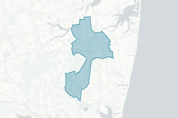 Monmouth Regional High School — detail map