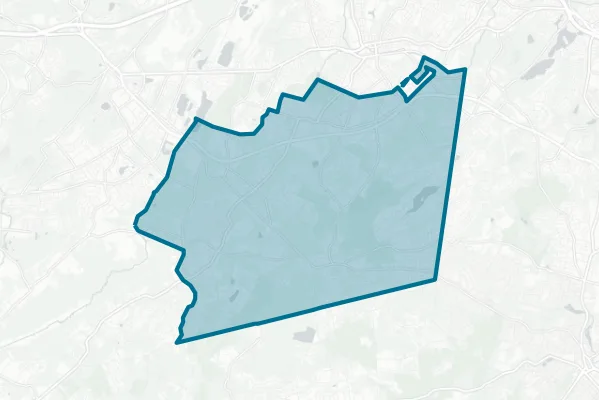 Randolph Township School District — detail map