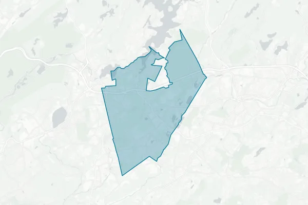 Roxbury Township School District — detail map