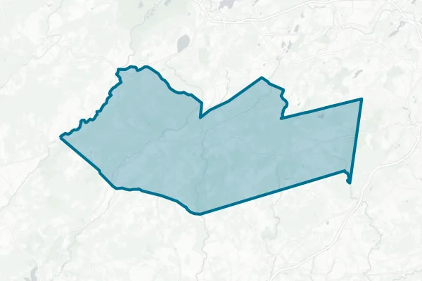 West Morris Regional High School District — detail map