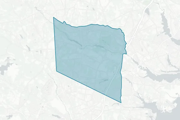 Township of Lakewood School District — detail map
