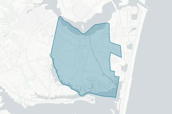 Point Pleasant Borough School District — detail map
