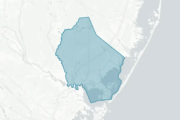 Pinelands Regional School Distrcit — detail map