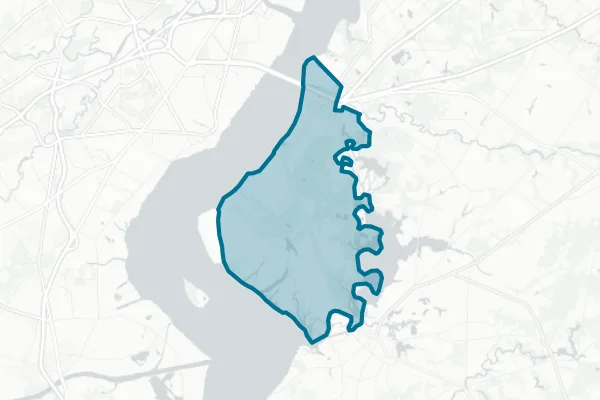 Pennsville Township School District — detail map