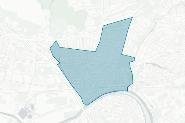 Bound Brook Borough School District — detail map