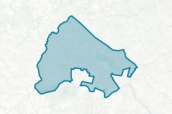Bridgewater-Raritan Regional School District — detail map