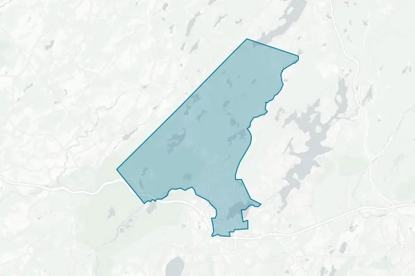 Lenape Valley Regional High School District — detail map