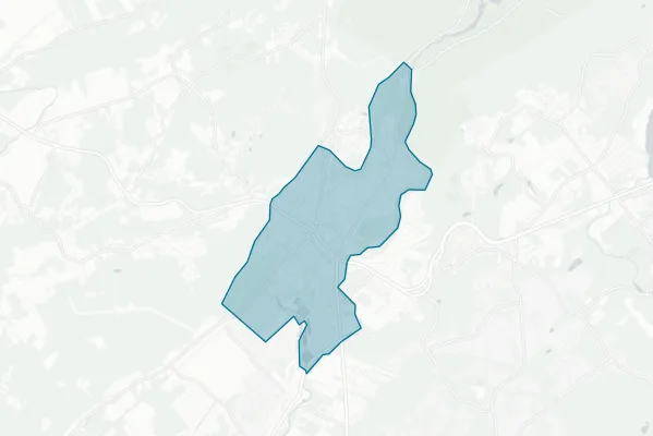 Hackettstown School District — detail map