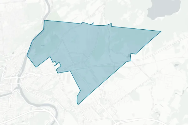 Lopatcong Township School District — detail map