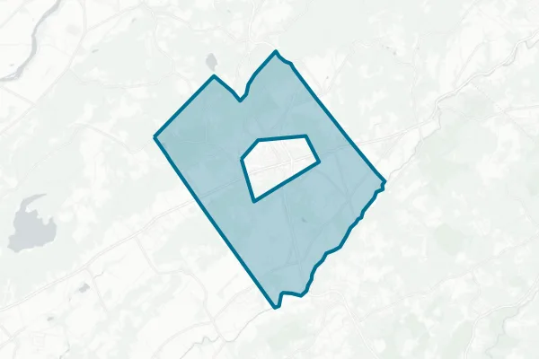 Washington Township School District — detail map