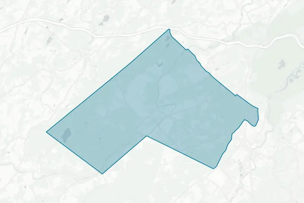 Great Meadows Regional School District — detail map