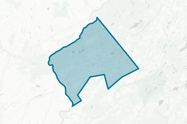 North Warren Regional School District — detail map