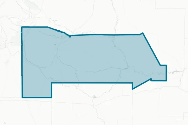 State of New Mexico San Miguel County — detail map