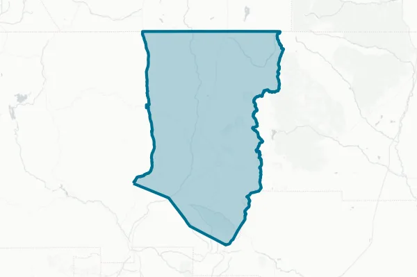 Taos County — detail map