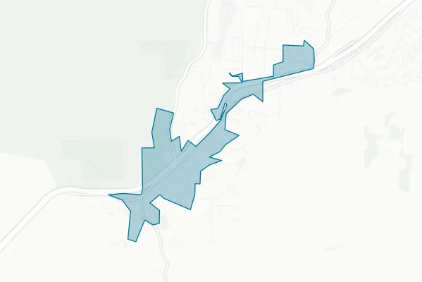 Village of Tijeras — detail map