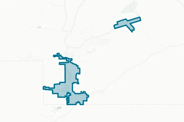 Village of Ruidoso — detail map
