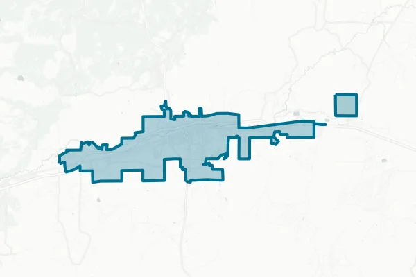 City of Gallup — detail map