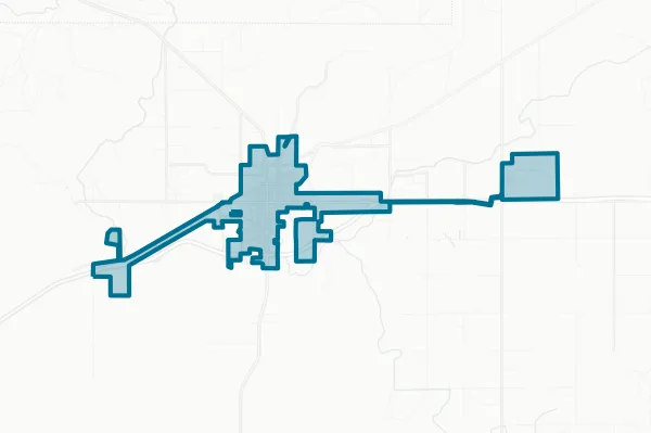 City of Tucumcari — detail map