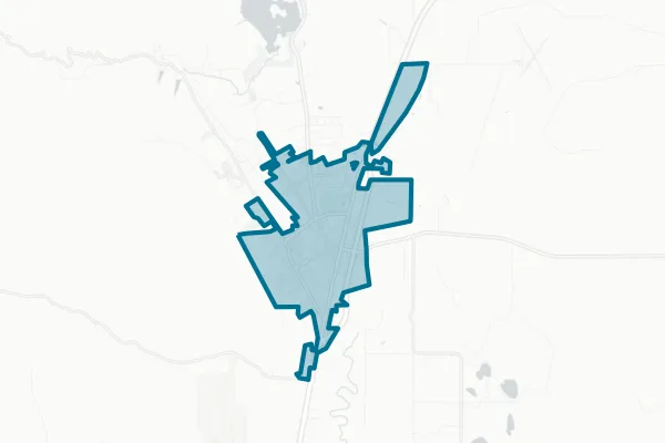 City of Las Vegas — detail map