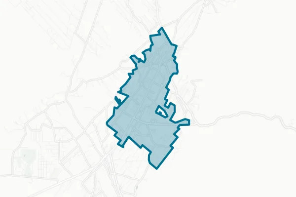 Town of Taos — detail map