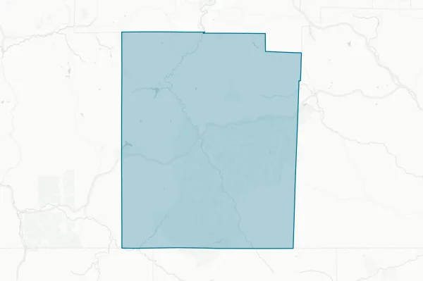 County of Allegany, State of New York — detail map