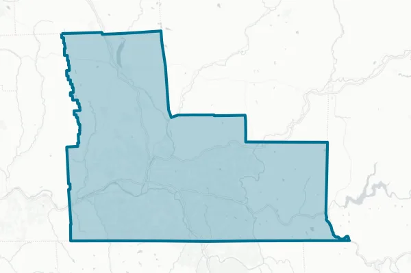 County of Broome — detail map