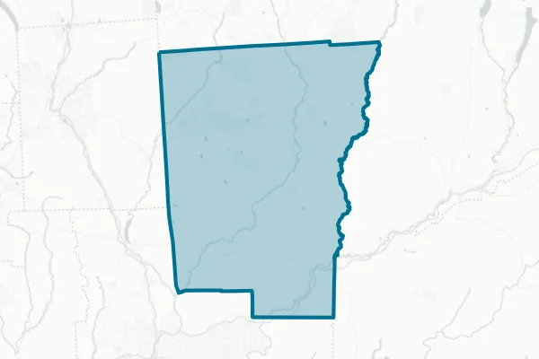 County of Chenango — detail map