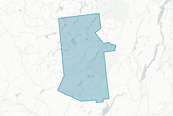 County of Hamilton — detail map