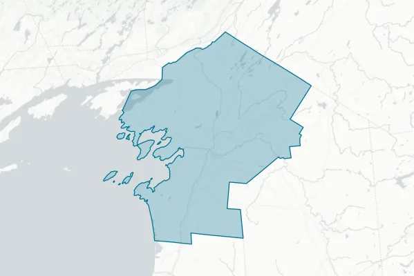 County of Jefferson — detail map
