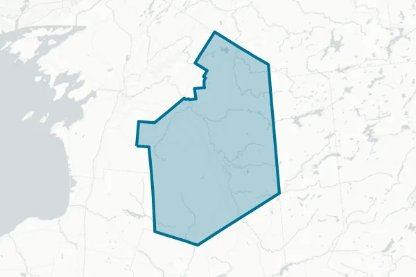 County of Lewis — detail map