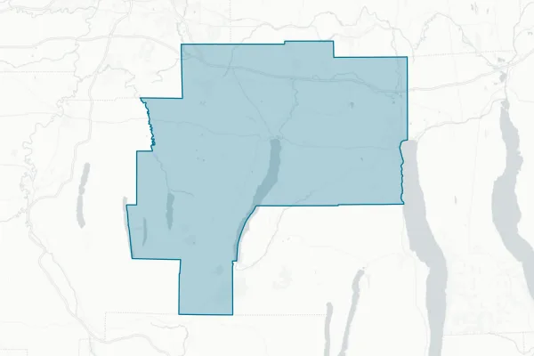 County of Ontario — detail map