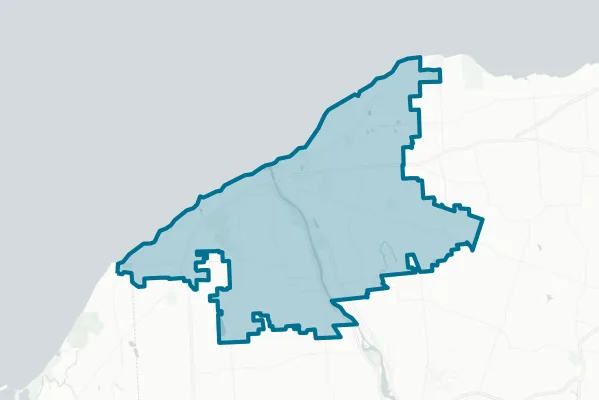 Oswego City School District — detail map