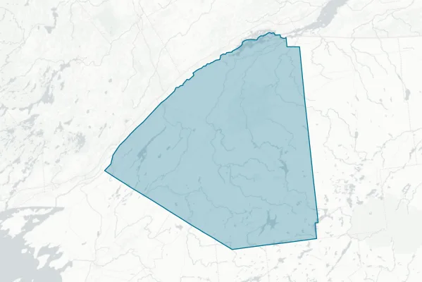 St. Lawrence County — detail map