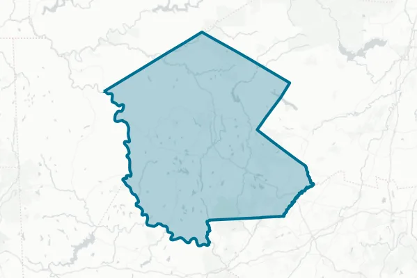 County of Sullivan — detail map