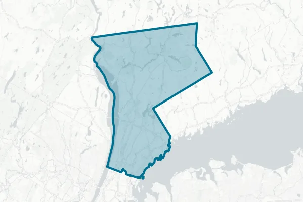County of Westchester — detail map