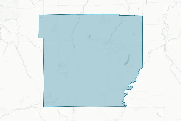 Wyoming County — detail map