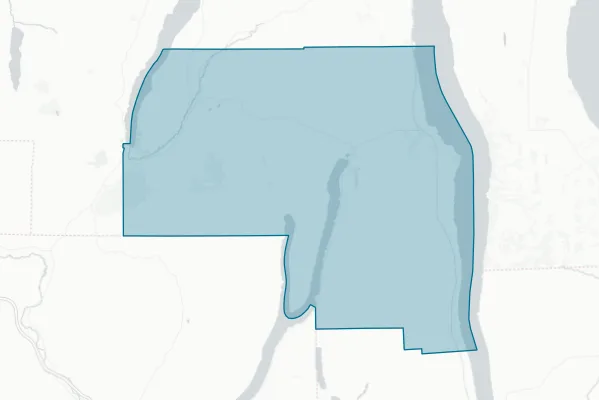 County of Yates — detail map