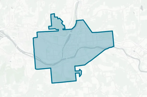 City of Binghamton — detail map