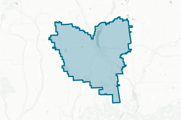 Whitney Point Central School District — detail map